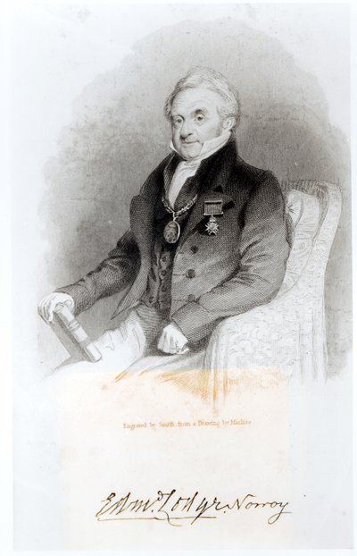 Portrait of Edmund Lodge by English School